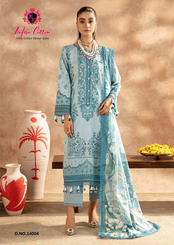 Sahil Vol 14 By Nafisa Karachi Cotton Dress Material Wholesale Shop in Surat
